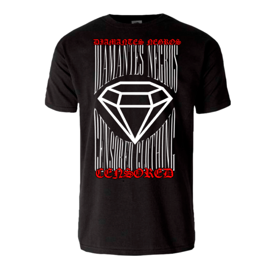 Diamantes Negros x Censored Clothing - #1 - Camiseta