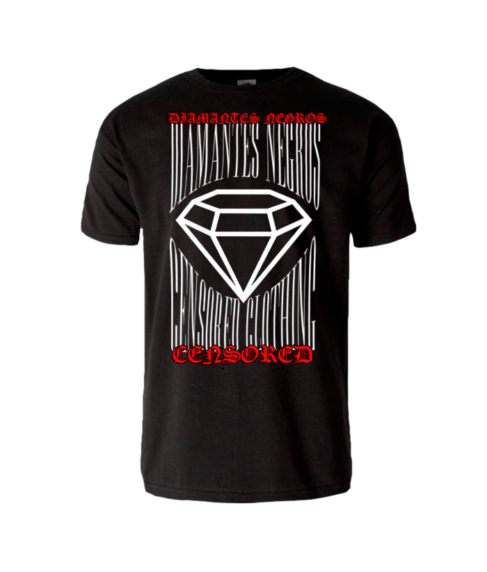 Diamantes Negros x Censored Clothing - #1 - Camiseta